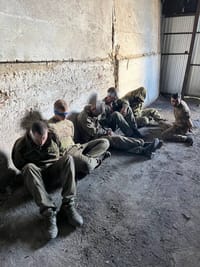 Российские военнопленные в Курской области