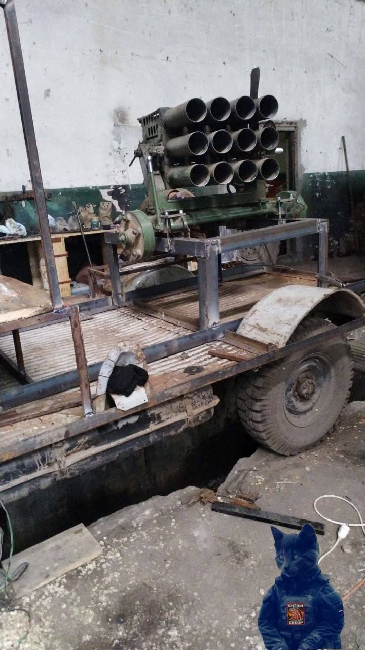 Северокорейская РСЗО калибра 107 мм на «Буханке»