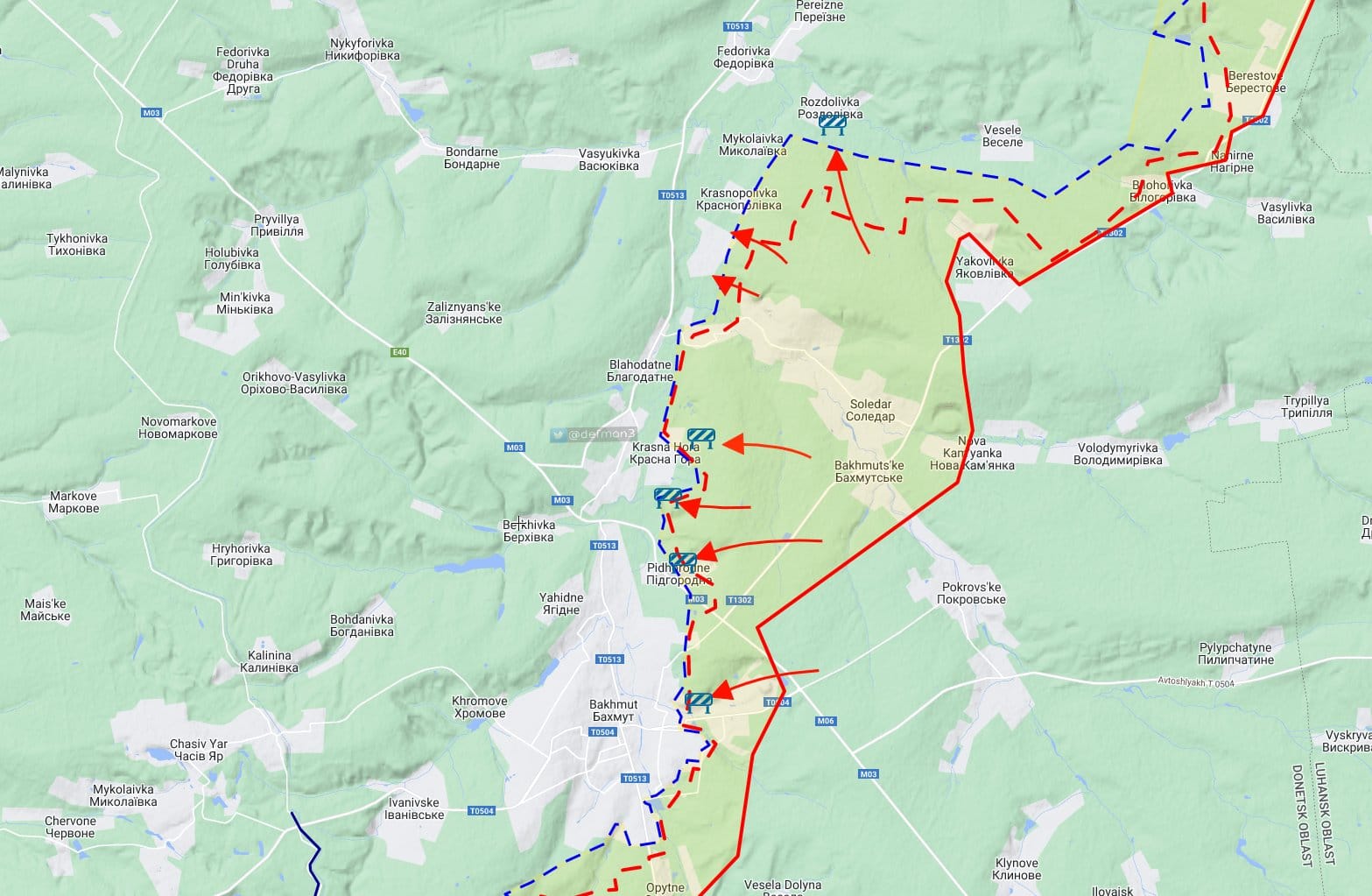 Минобороны объявляет о захвате Соледара и отдает дань ЧВК Вагнера, Украина настаивает, что город не взят. Что происходит на фронте