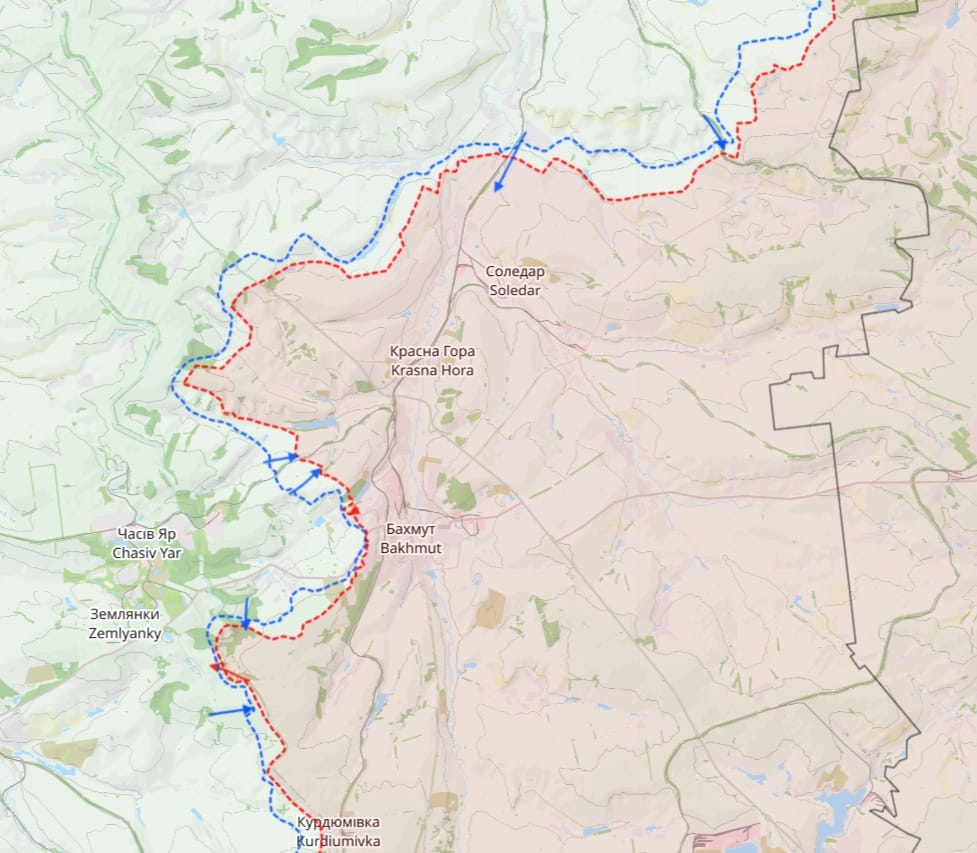 Пригожин приглашает Шойгу в Бахмут, Минобороны защищает несуществующий поселок, Луганск под обстрелом. Что происходит на фронте