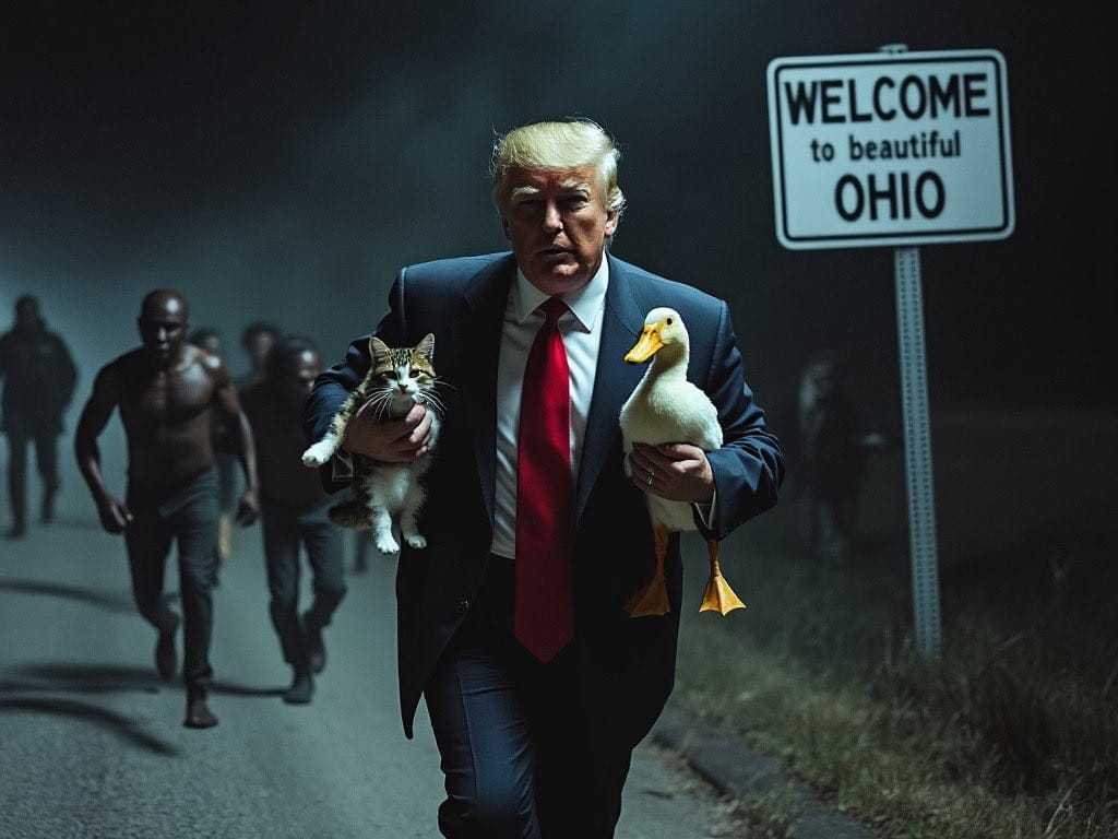 Фейк Дональда Трампа: мигранты в США похищают и поедают домашних кошек и собак