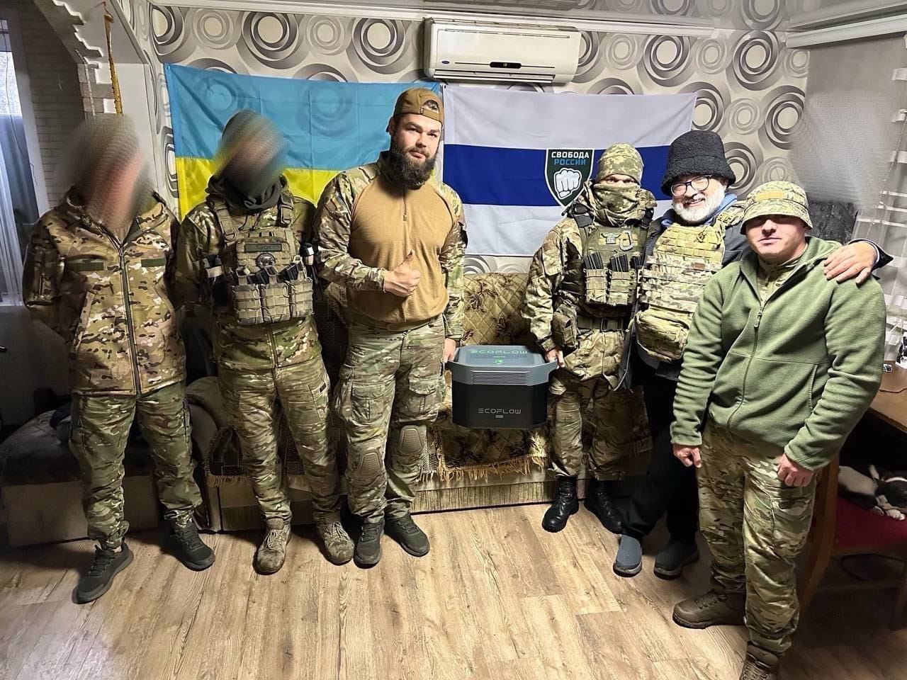 Марат Гельман приехал в Донецкую область на фронт к легиону «Свобода России»