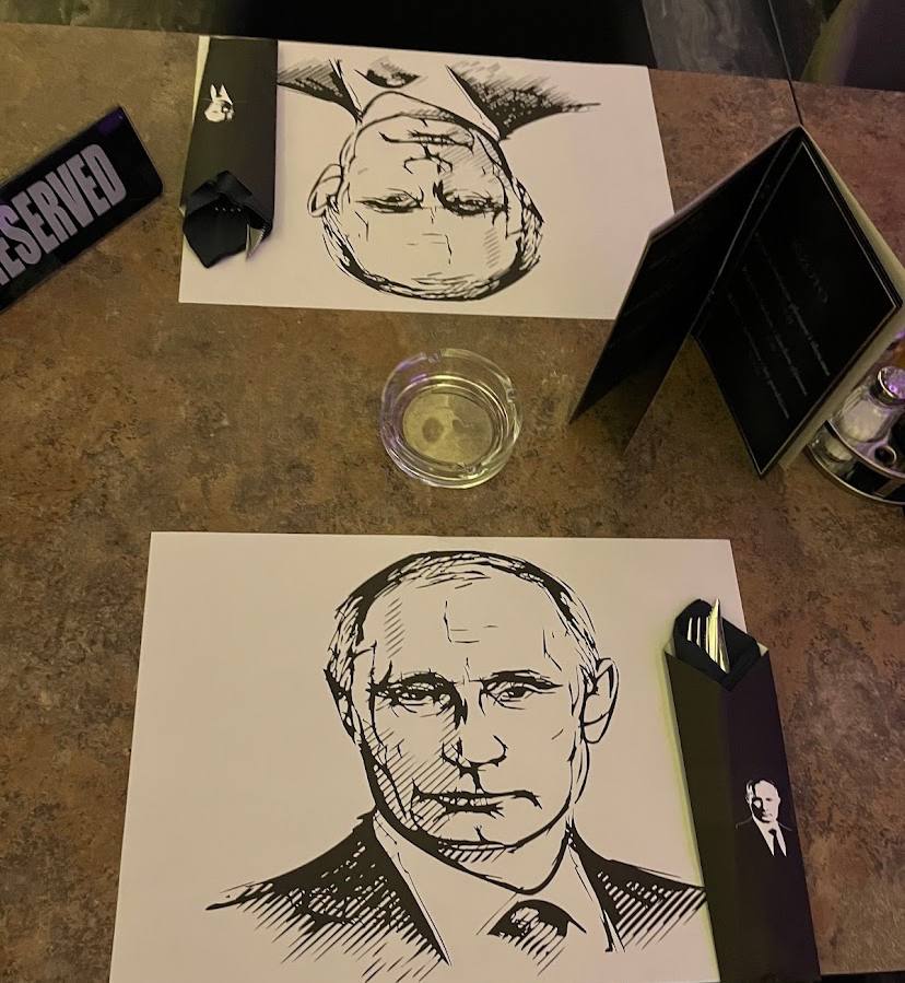 Кафе "Путин" в Баня-Луке, Республика Сербская, Босния и Герцоговина