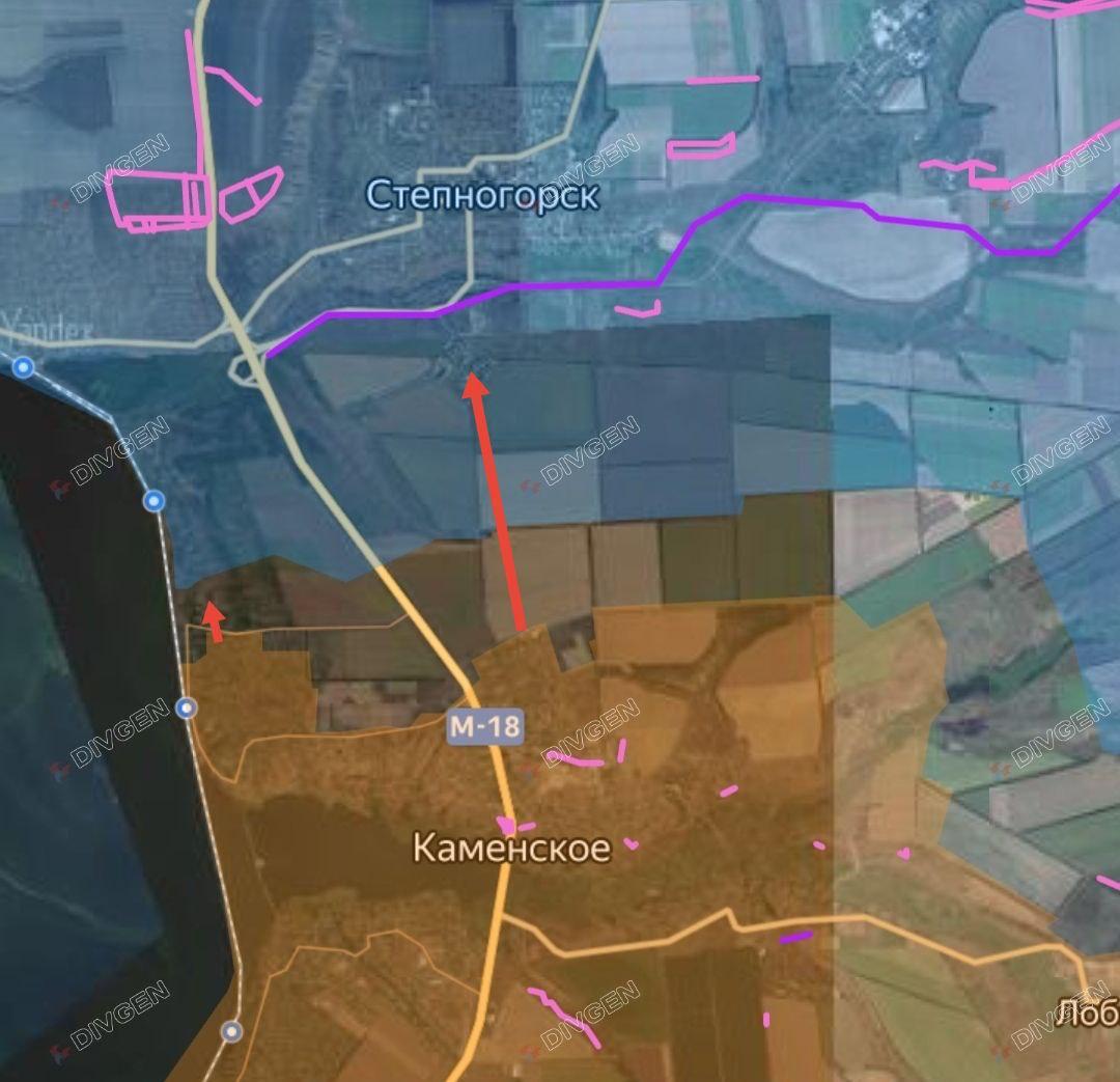 Ситуация в районе Степногорска на запорожском направлении по версии Юрия Котенка