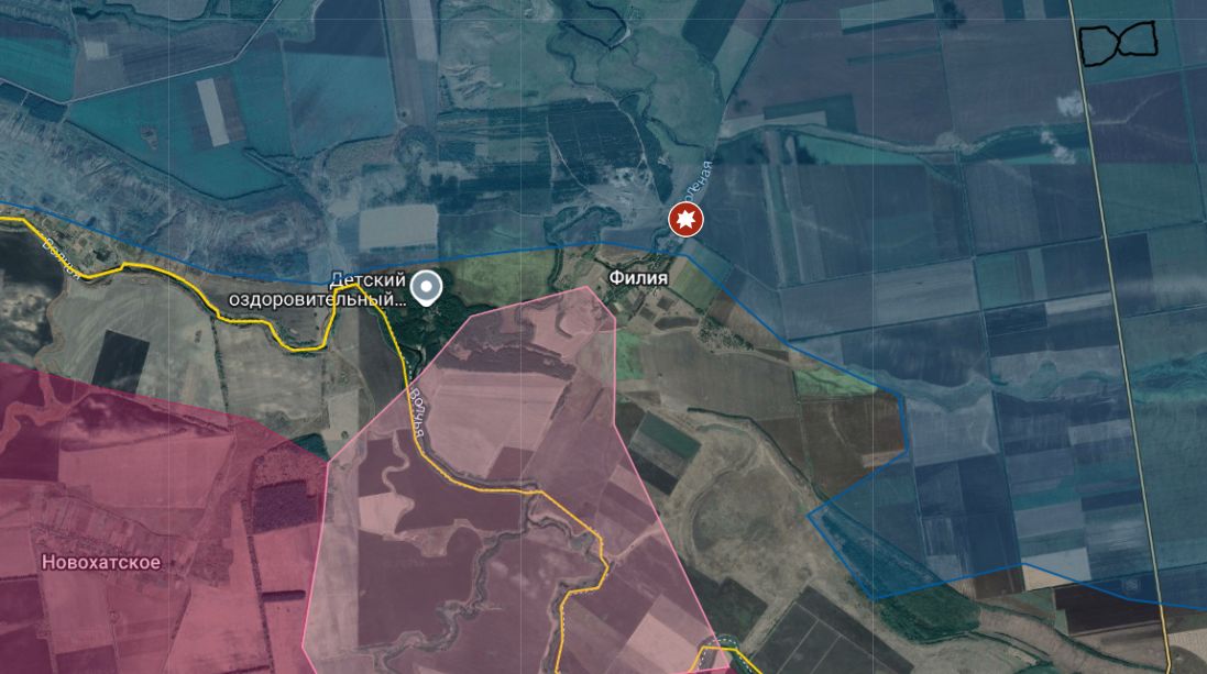 Ситуация в районе населенного пункта Филия по версии Анатолия Радова