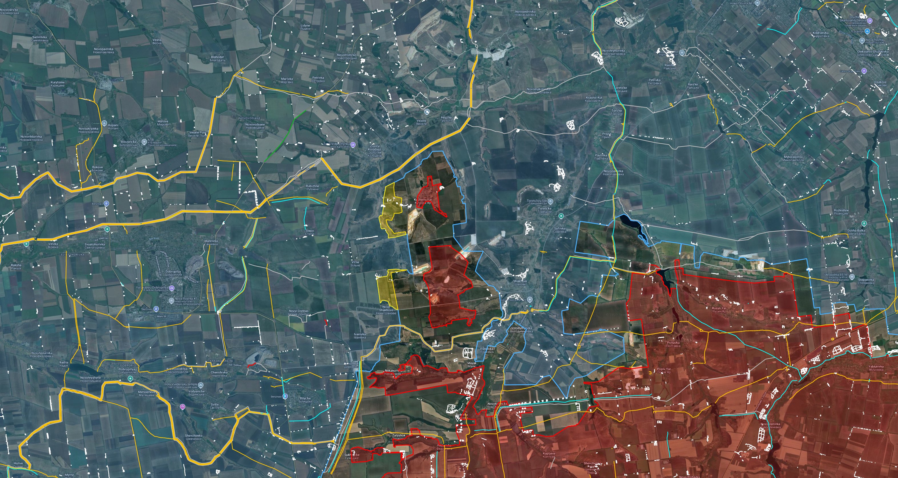 Ситуация на Добропольском выступе по версии исследователя под ником Playfra