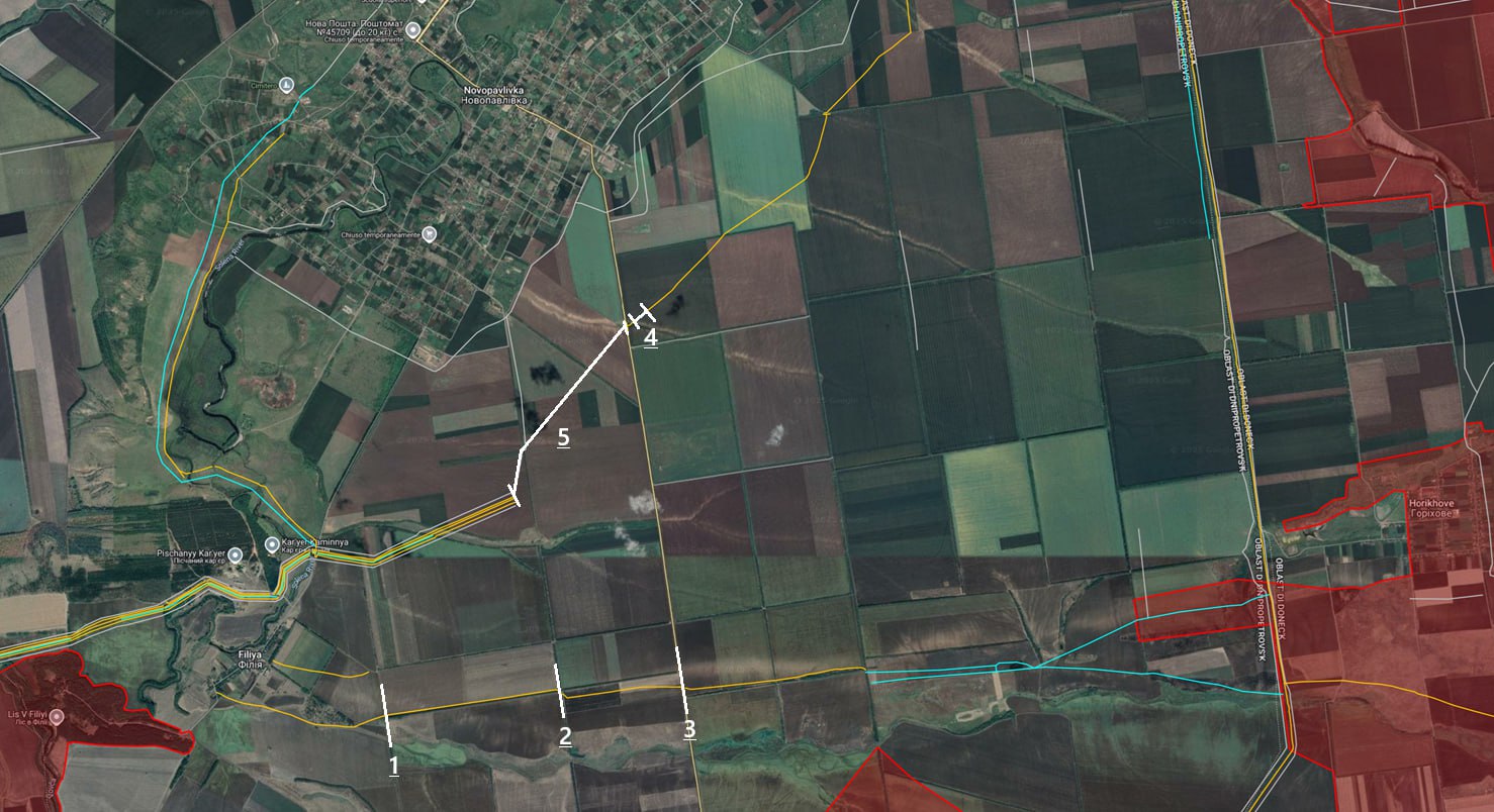 Инженерные сооружения в районе Новопавловки